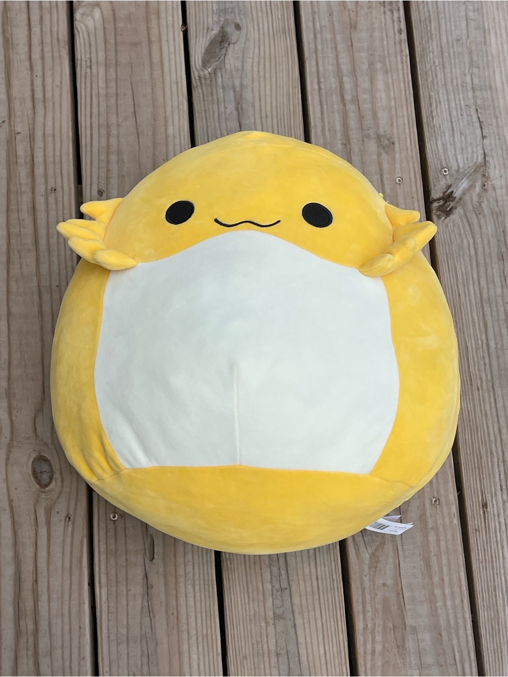 Squishmallows Rare Treyton 16” Original Yellow and White Axolotl Plush